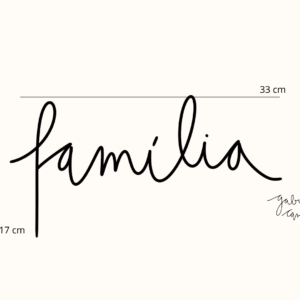 Família- adesivo de parede