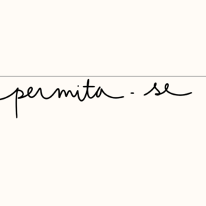 Permita-se – adesivo de parede