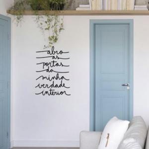 Abro as portas da minha verdade interior